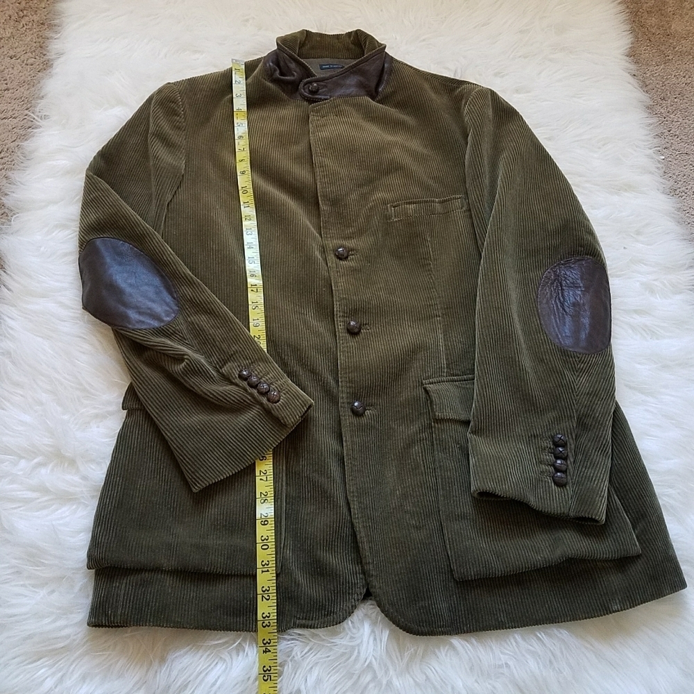 Ralph Lauren Men's Corduroy/Leather Blazer - Picture 4 of 13